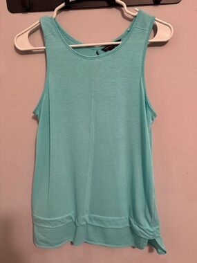Banana Republic Light Teal Sleeveless Tank Top